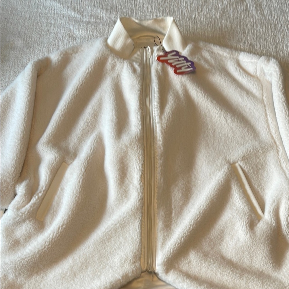 YITTY Cream Teddy Jacket